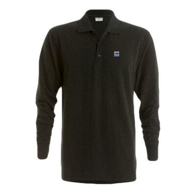 Long Sleeve Pique Polo Shirt Thumbnail